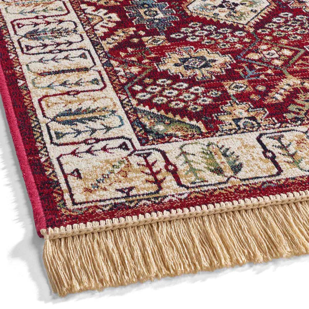 Tapis oriental - Regal Leander rouge - close up Tapis oriental - Regal Leander rouge - close up