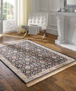 Tapis oriental - Regal Leander bleu foncé - sfeer