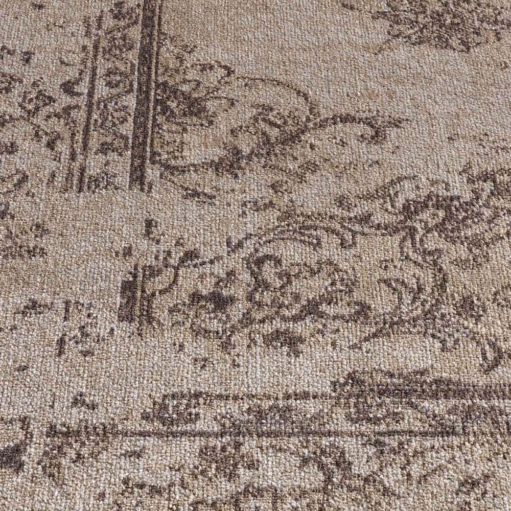 Tapis de couloir persan - Regal Felix taupe - close up Tapis de couloir persan - Regal Felix taupe - close up