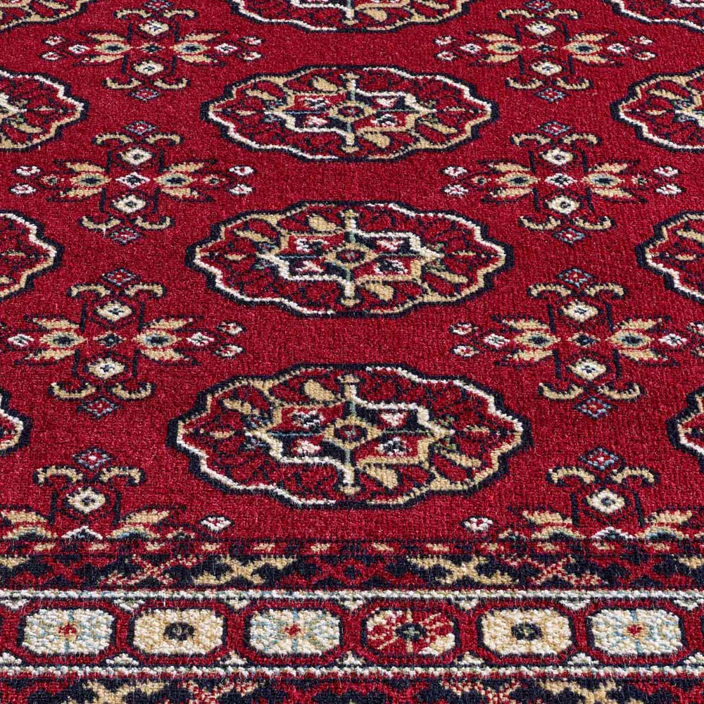 Tapis de couloir oriental - Regal Leonor rouge - close up Tapis de couloir oriental - Regal Leonor rouge - close up