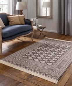 Tapis oriental - Regal Leonor marron/noir - sfeer