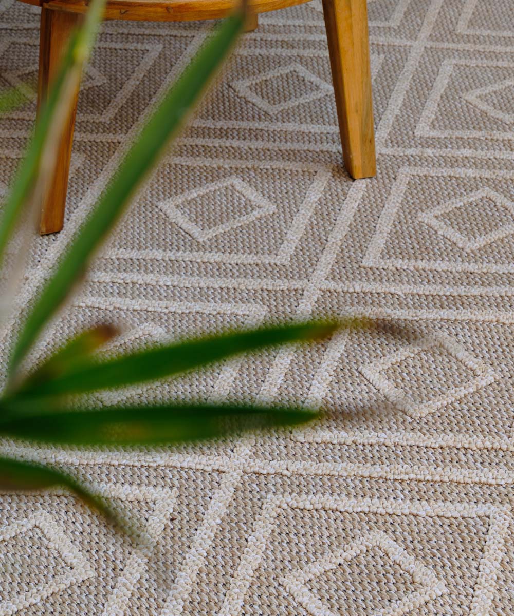 Tapis d'extérieur design - Retreat beige Tapis d'extérieur design - Retreat beige