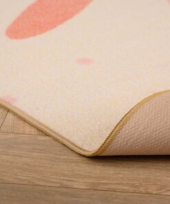 Tapis enfant fleur - Joy crème - close up, thumbnail Tapis enfant fleur - Joy crème - close up, thumbnail