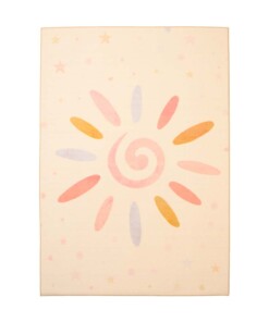 Tapis enfant fleur - Joy  crème - overzicht