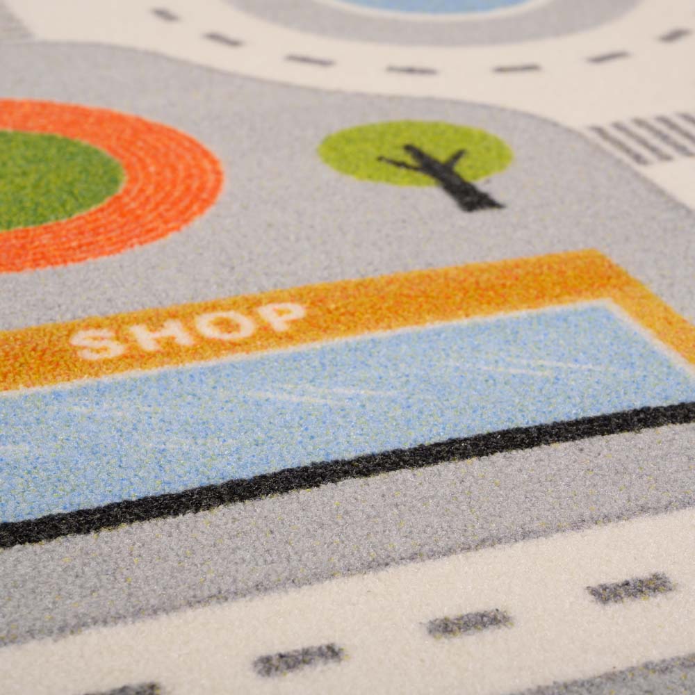 Tapis de jeu - Joy gris - close up Tapis de jeu - Joy gris - close up