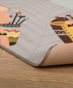 Tapis de jeu marelle - Joy No.1 gris - close up, thumbnail Tapis de jeu marelle - Joy No.1 gris - close up, thumbnail