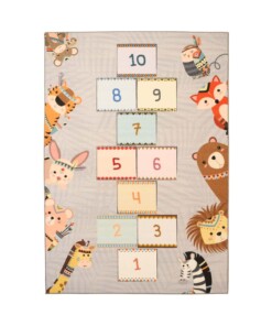 Tapis de jeu marelle - Joy No.1 gris - overzicht