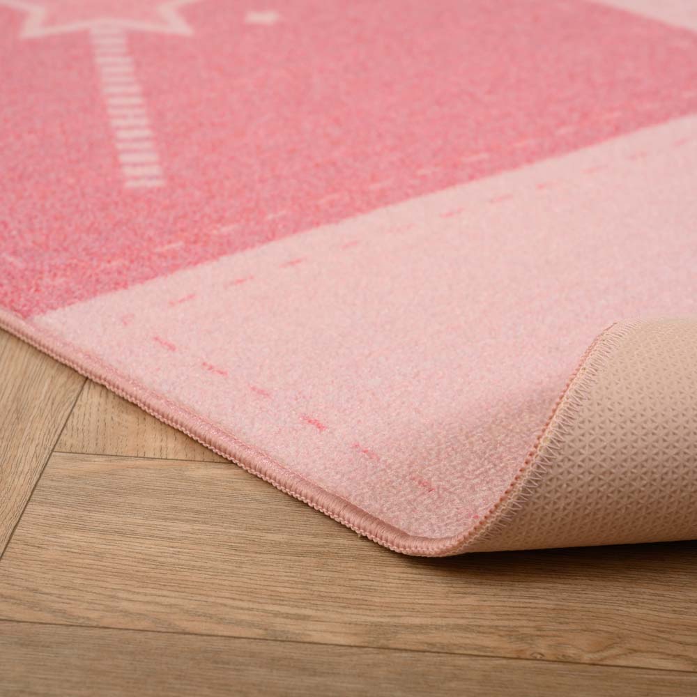 Tapis princesse - Joy rose - close up Tapis princesse - Joy rose - close up
