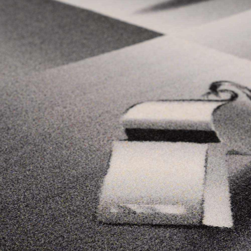 Tapis terrain de football - Joy gris - close up Tapis terrain de football - Joy gris - close up