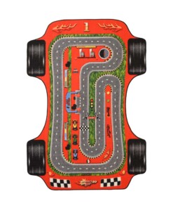 Tapis circuit voiture - Joy rouge - overzicht