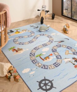 Tapis de jeu pirate - Joy bleu - sfeer
