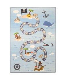 Tapis de jeu pirate - Joy bleu - overzicht, thumbnail