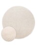 Tapis Rond scandinave - Contour Bend Crème - overzicht, thumbnail