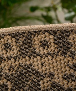 Tapis d'extérieur Rond Sunny oriental - beige/noir - close up, thumbnail Tapis d'extérieur Rond Sunny oriental - beige/noir - close up, thumbnail