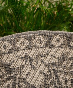 Tapis d'extérieur Rond Sunny oriental - gris - close up, thumbnail