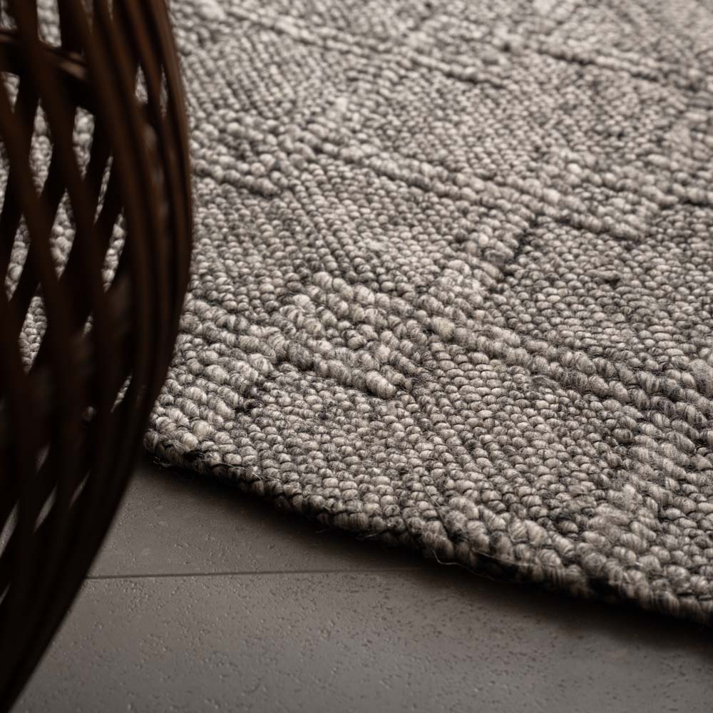 Tapis d'extérieur Rond - Var gris Tapis d'extérieur Rond - Var gris