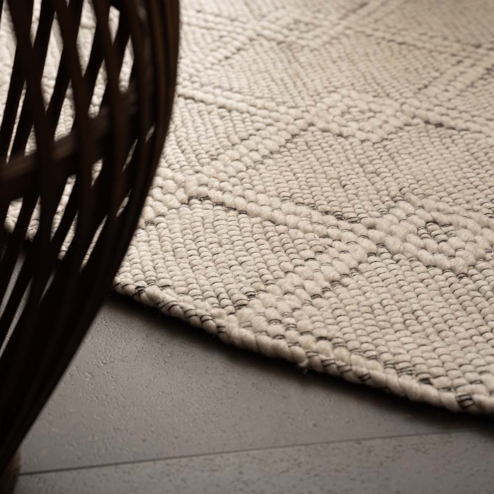 Tapis d'extérieur Rond - Var blanc Tapis d'extérieur Rond - Var blanc