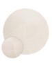 Tapis Rond scandinave - Contour Circle Crème - overzicht, thumbnail