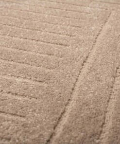 Tapis de couloir scandinave - Contour Edge beige - close up, thumbnail Tapis de couloir scandinave - Contour Edge beige - close up, thumbnail