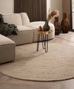 Tapis en laine Rond - Ulstein naturel