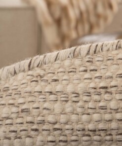 Tapis en laine Rond - Ulstein blanc/gris