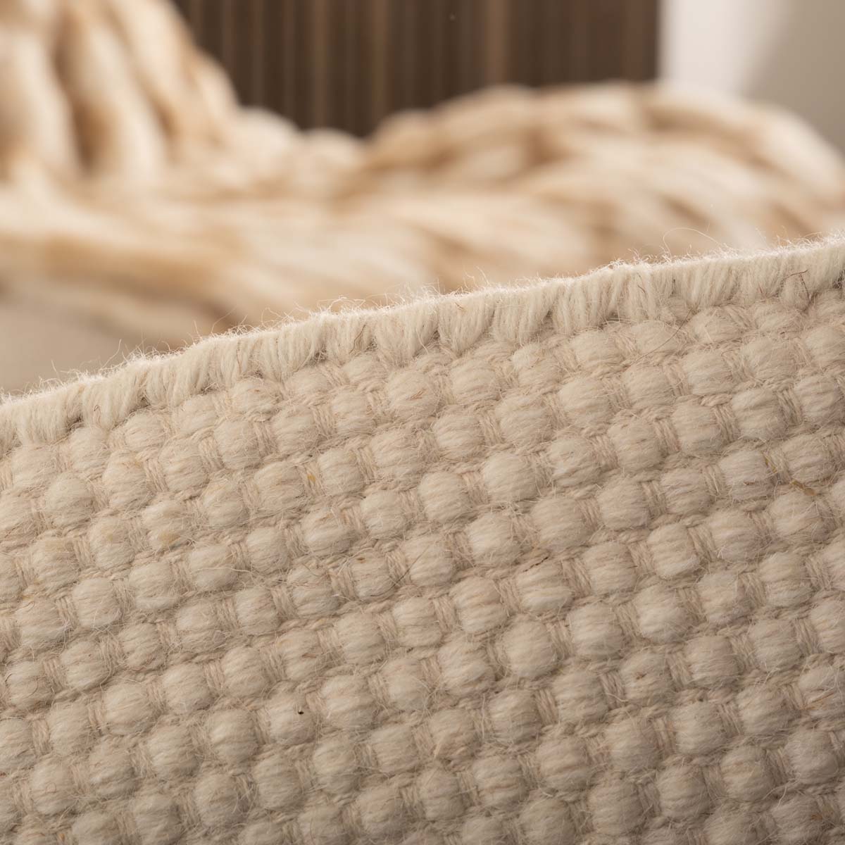 Tapis en laine Rond - Ulstein blanc Tapis en laine Rond - Ulstein blanc