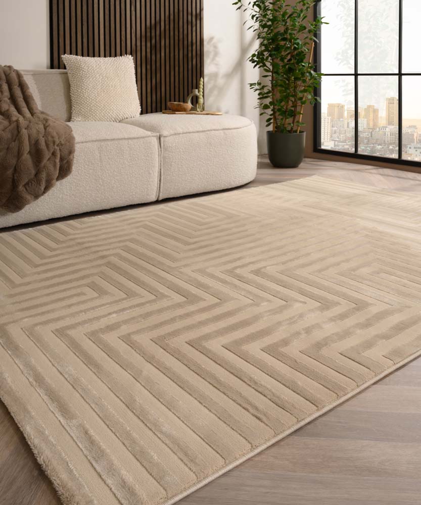 Tapis scandinave - Serene Lys beige - sfeer Tapis scandinave - Serene Lys beige - sfeer