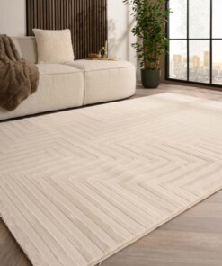 Tapis scandinave - Serene Lys crème - sfeer
