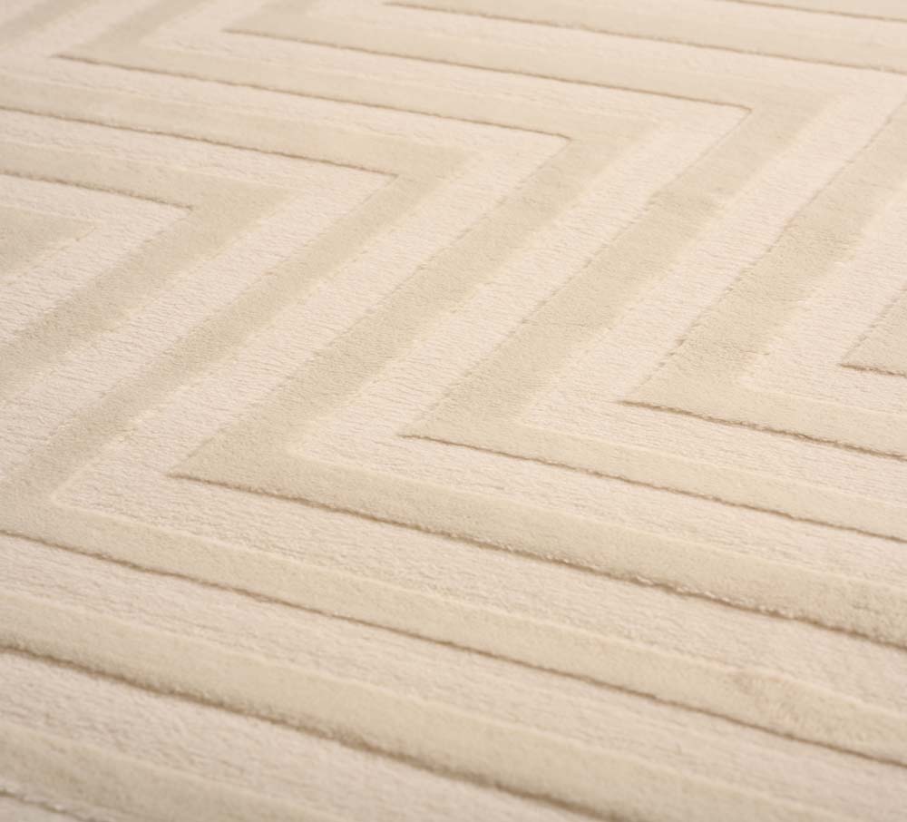 Tapis scandinave - Serene Lys crème - close up Tapis scandinave - Serene Lys crème - close up