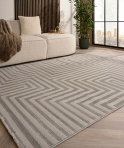 Tapis scandinave - Serene Lys argent - sfeer