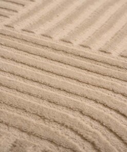 Tapis de couloir scandinave - Serene Vidda beige - close up, thumbnail Tapis de couloir scandinave - Serene Vidda beige - close up, thumbnail