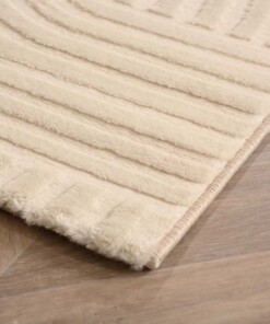 Tapis scandinave - Serene Vidda crème - close up, thumbnail Tapis scandinave - Serene Vidda crème - close up, thumbnail