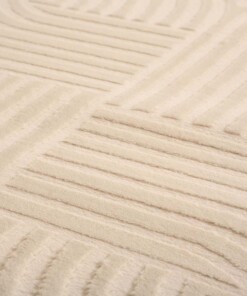 Tapis scandinave - Serene Vidda crème - close up, thumbnail Tapis scandinave - Serene Vidda crème - close up, thumbnail