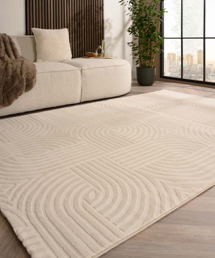 Tapis scandinave - Serene Vidda crème - sfeer Tapis scandinave - Serene Vidda crème - sfeer