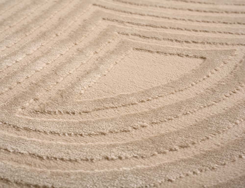 Tapis de couloir scandinave - Serene Myra beige - close up Tapis de couloir scandinave - Serene Myra beige - close up