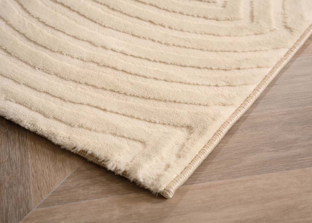 Tapis scandinave - Serene Myra crème - close up Tapis scandinave - Serene Myra crème - close up