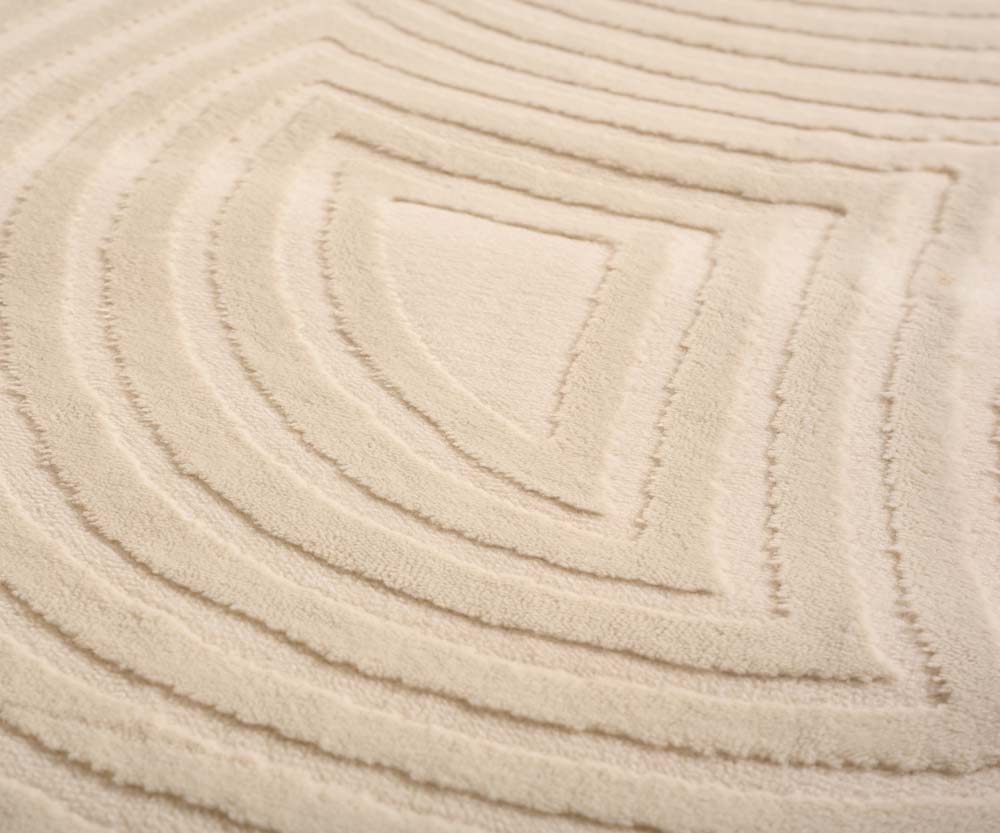 Tapis scandinave - Serene Myra crème - close up Tapis scandinave - Serene Myra crème - close up