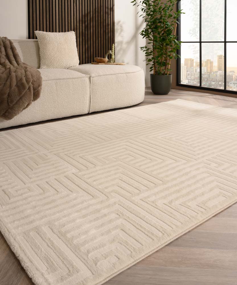 Tapis de couloir scandinave - Serene Voss crème - sfeer Tapis de couloir scandinave - Serene Voss crème - sfeer