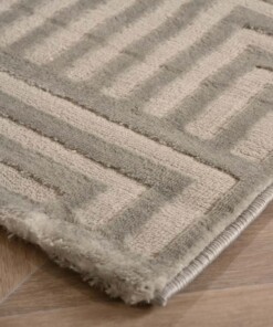 Tapis scandinave - Serene Voss argent - close up, thumbnail Tapis scandinave - Serene Voss argent - close up, thumbnail