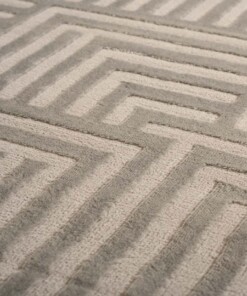 Tapis scandinave - Serene Voss argent - close up, thumbnail Tapis scandinave - Serene Voss argent - close up, thumbnail