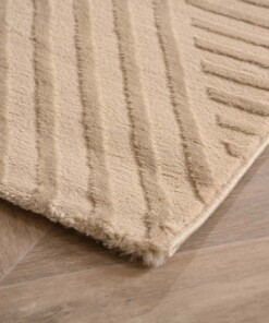 Tapis scandinave - Serene Runa beige - close up, thumbnail Tapis scandinave - Serene Runa beige - close up, thumbnail