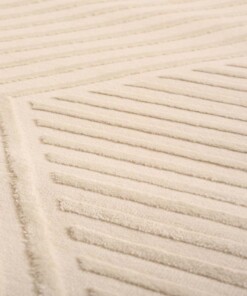 Tapis de couloir scandinave - Serene Runa crème - close up, thumbnail Tapis de couloir scandinave - Serene Runa crème - close up, thumbnail