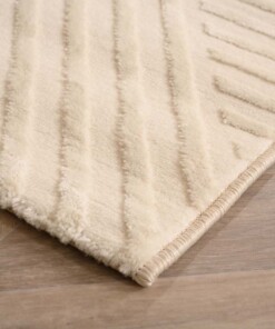 Tapis de couloir scandinave - Serene Runa crème - close up, thumbnail Tapis de couloir scandinave - Serene Runa crème - close up, thumbnail