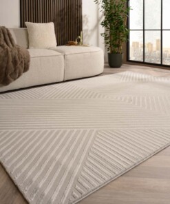 Tapis scandinave - Serene Runa argent - sfeer