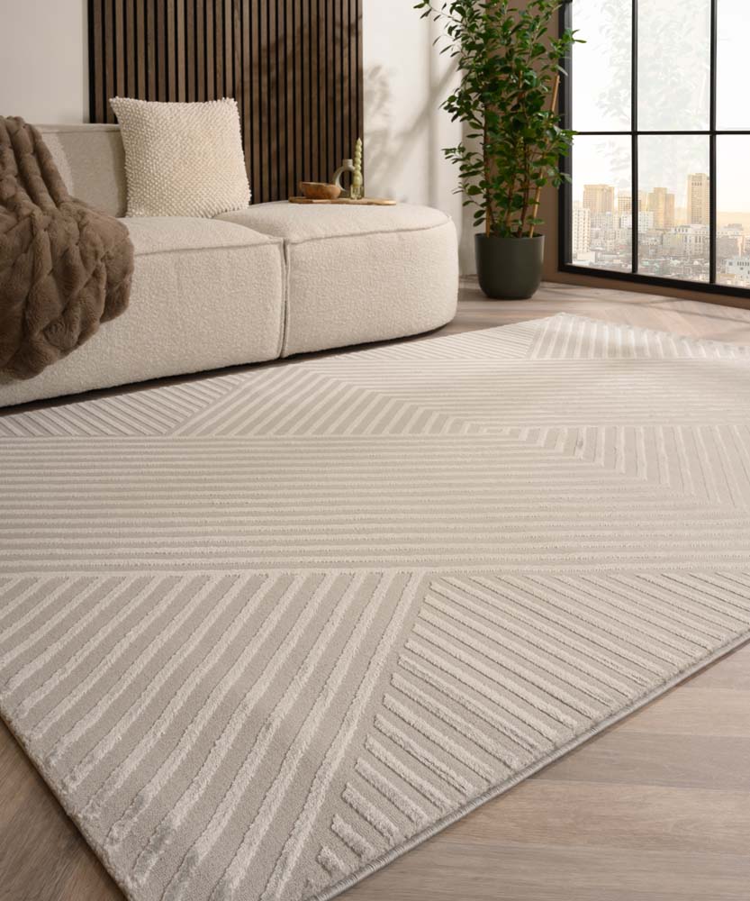 Tapis de couloir scandinave - Serene Runa argent - sfeer Tapis de couloir scandinave - Serene Runa argent - sfeer