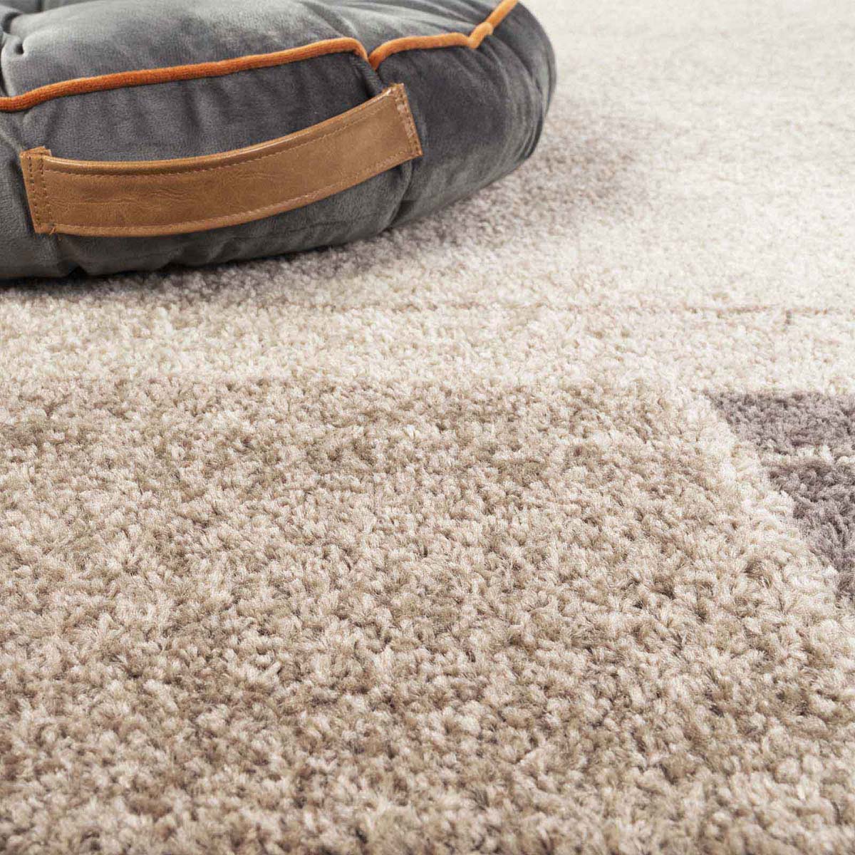 Tapis moderne - City Chic marron - close up Tapis moderne - City Chic marron - close up