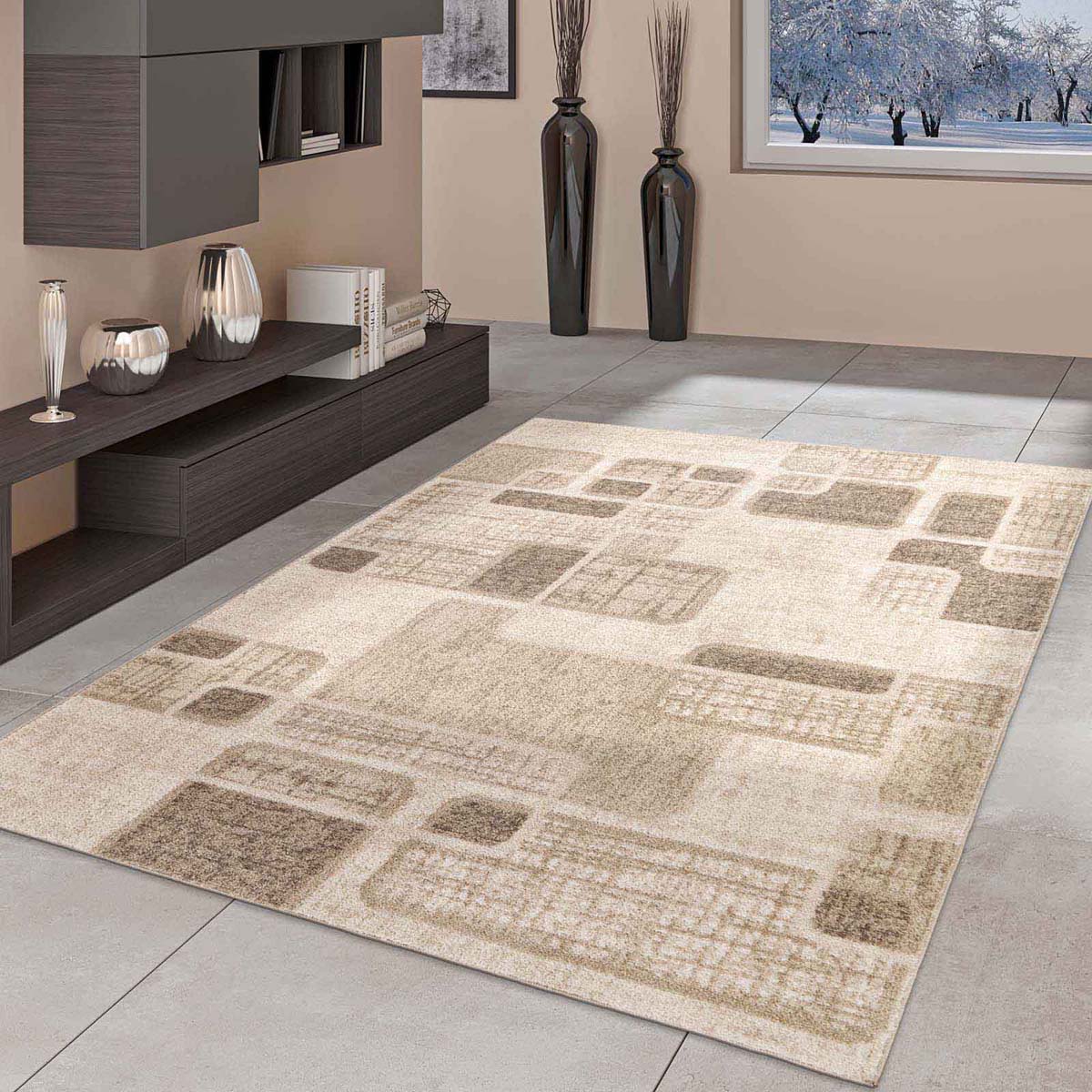 Tapis retro - City Chic marron - sfeer Tapis retro - City Chic marron - sfeer