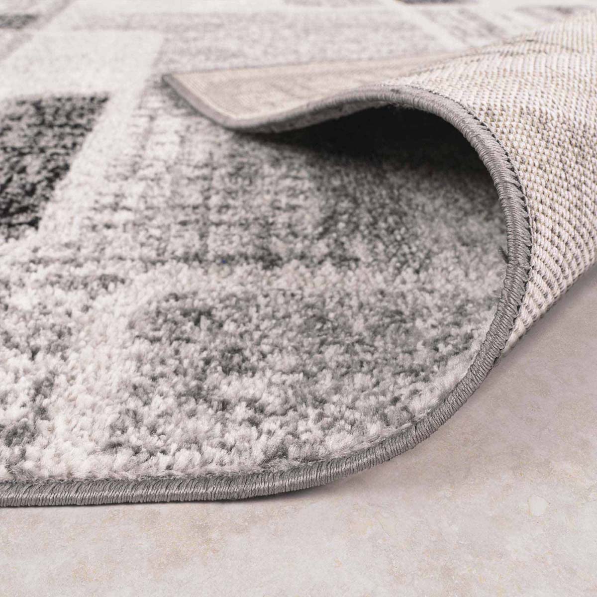Tapis retro - City Chic gris - close up Tapis retro - City Chic gris - close up