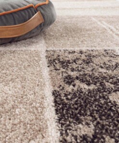 Tapis carreaux - City Chic marron - close up, thumbnail Tapis carreaux - City Chic marron - close up, thumbnail