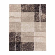 Tapis carreaux - City Chic marron - overzicht, thumbnail